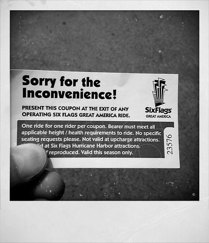 Six Flags Front of Line ticket